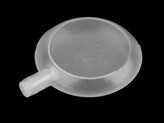 Pískátko do textilních výrobků ploché Ø42 mm - 5 ks - transparent