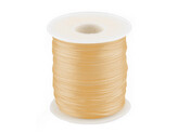 Saténová šňůra Ø1 mm - 1 ks - 07 lososová světlá
