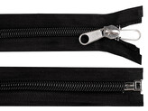 Zip stanový spirálový No 10 s oboustranným jezdcem délka 280 cm - 1 ks - (322) černá