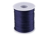 Saténová šňůra Ø1 mm - 1 ks - 154 modrá tmavá