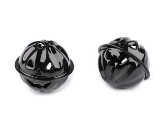 Rolnička dýně halloween Ø30, 40 mm - 10 ks - 8 (Ø40 mm) černá