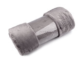Deka fleece pírka 150x200 cm - 1 ks - 3 šedá