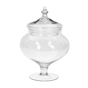 Skleněná dóza AURELIA 28 cm čirá