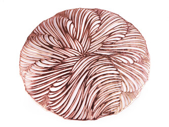 Metalické prostírání Ø38 cm - 6 ks - 3 růžové zlato