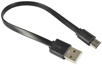 AV:Link plochý kabel USB Typ-C, 20cm