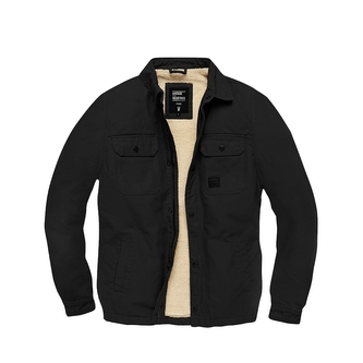 Bunda Vintage Industries Dean Sherpa - černá, L