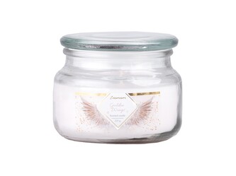 Emocio Sklo 100x79 mm se skleněným víčkem Golden Wings vonná svíčka