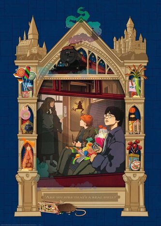 RAVENSBURGER Puzzle Harry Potter: Bradavice 1000 dílků