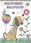 Karnet A5 Pies - wiosna