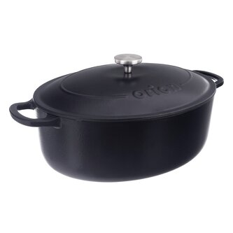 Pekáč s poklopem LITINA SMALT 42x27 cm