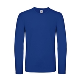 Triko s dlouhým rukávem B&C LSL - modré, 4XL