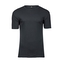 Triko pánské Tee Jays Interlock - tmavě šedé, XL