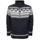 Svetr Brandit Marine Cardigan Norweger - navy, 3XL