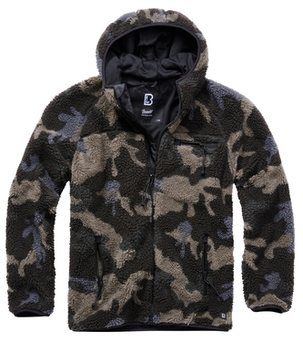 Bunda fleecová Brandit Teddyfleece Worker - darkcamo, 5XL