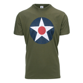 Tričko Fostex US Army Air Corps - olivové, S