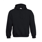 Mikina B&C Standard Hooded - černá, M