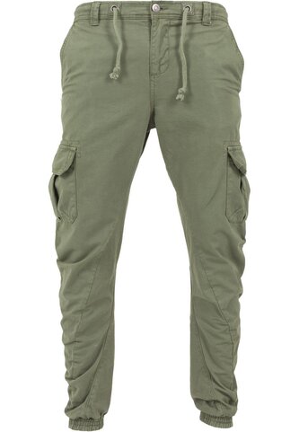 Kalhoty Urban Classics Cargo Jogging - olivové, XL
