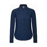 Košile dámská B&C Vision Denim - modrá, XL