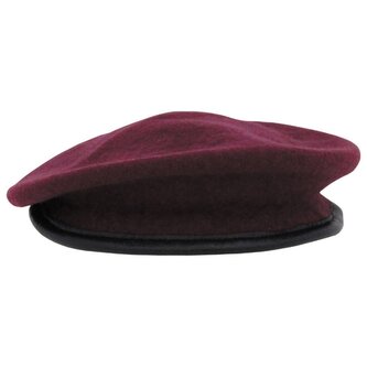 Baret MFH Commando - bordový, 60