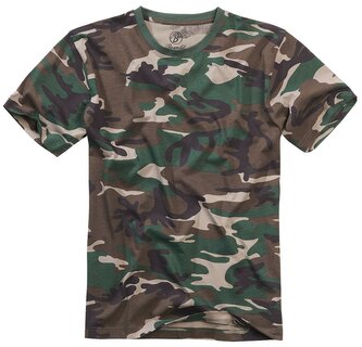Tričko Brandit Tee - woodland, XL