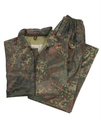 Komplet nepromokavý PVC - flecktarn, M