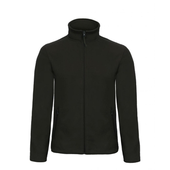 Mikina pánská B&C Micro Fleece - černá, M