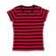 Pruhované triko Mantis Lines Ladies - černé-červené, S