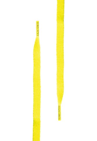Tkaničky do bot Tubelaces Flat - žluté svítící, 120
