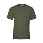 Triko Fruit of the Loom Value Weight - olivové, 3XL