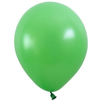 Balonky 25 cm/10" -  zelené 100 ks