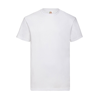 Triko Fruit of the Loom Value Weight - bílé, 4XL
