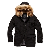 Bunda Vintage Industries Hailey Parka - černá, XS