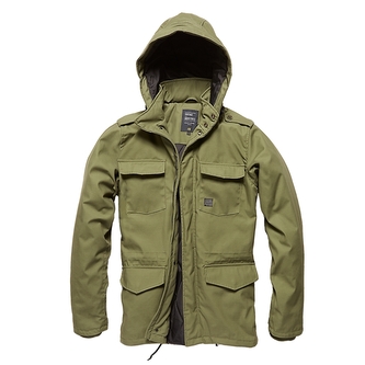 Bunda Vintage Industries Darren - olivová, L