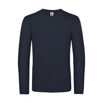 Triko s dlouhým rukávem B&C LSL Ultra - navy, XL