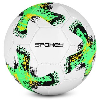 Spokey GOAL Fotbalový míč vel. 5, bílo-zelený Spokey GOAL Fotbalový míč vel. 5, bílo-zelený