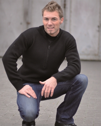 Švýcarský armádní svetr - černý, XXL