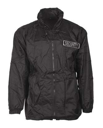 Bunda Mil-Tec Security Windbreaker - černá, M