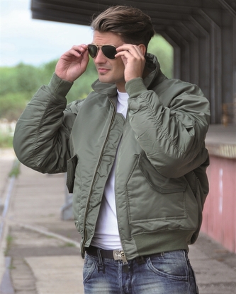 US letecká bunda Mil-Tec CWU Basic - olivová, XXL