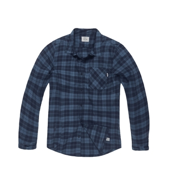 Košile Vintage Industries Riley Flannel - navy, M