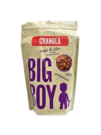 BigBoy - Proteinová granola sweet and salty 360g ekonomy