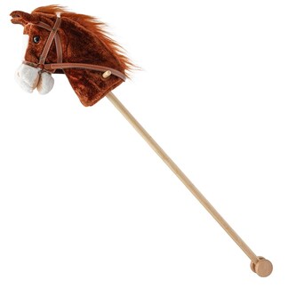 Hobby Horse se zvukem a kolečky\n Bruno Baby Mix Brown