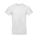 Triko pánské B&C E190 T-Shirt - bílé, XXL