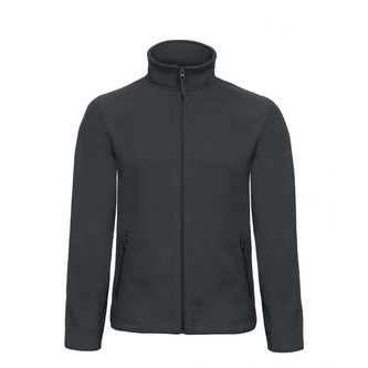 Mikina pánská B&C Micro Fleece - šedá, 4XL