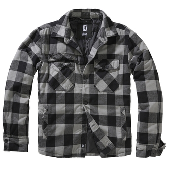 Bunda Brandit Lumberjacket - černá-šedá, 6XL