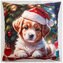 Vánoční polštář XMAS DOG 40x40 cm Mybesthome