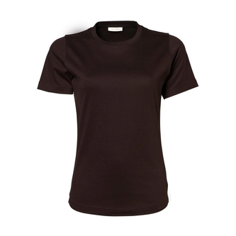 Triko dámské Tee Jays Interlock - tmavě hnědé, M