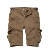 Kraťasy Vintage Industries Terrance - hnědé, S