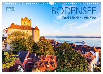 BODENSEE Drei Länder - ein See (Wandkalender 2025 DIN A3 quer), CALVENDO Monatskalender