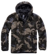 Bunda fleecová Brandit Teddyfleece Worker - darkcamo, 6XL