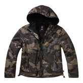 Bunda Brandit Ladies Windbreaker Frontzip - darkcamo, S